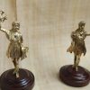 roman lares brass statuettes