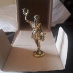 Lar Lares brass statuette