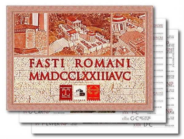 Roman Calendar 2021 FASTI ROMANI Flip-over/Poster – ARX Mercatura