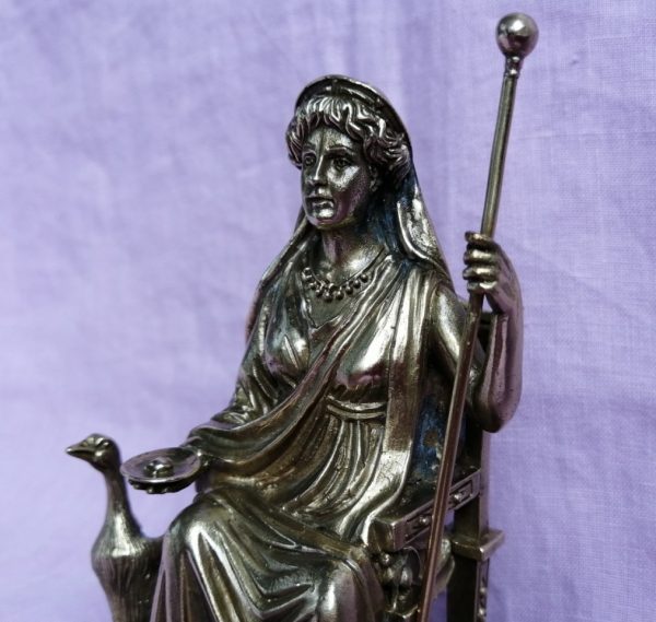 brass Juno statuette