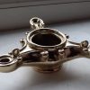 Brass oil lamp candle stand