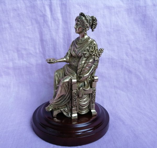 brass statue of greek goddess Harmonia