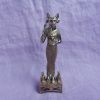 egyptian goddess bastet brass statuette