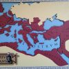 wooden map of roman empire