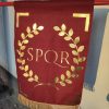 linen roman spqr vexillum legion flag