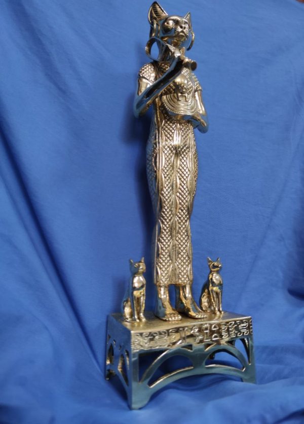 brass bastet statue reproduction