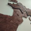 wooden map of roman gaul