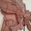 multi layered wooden wall map puzzle